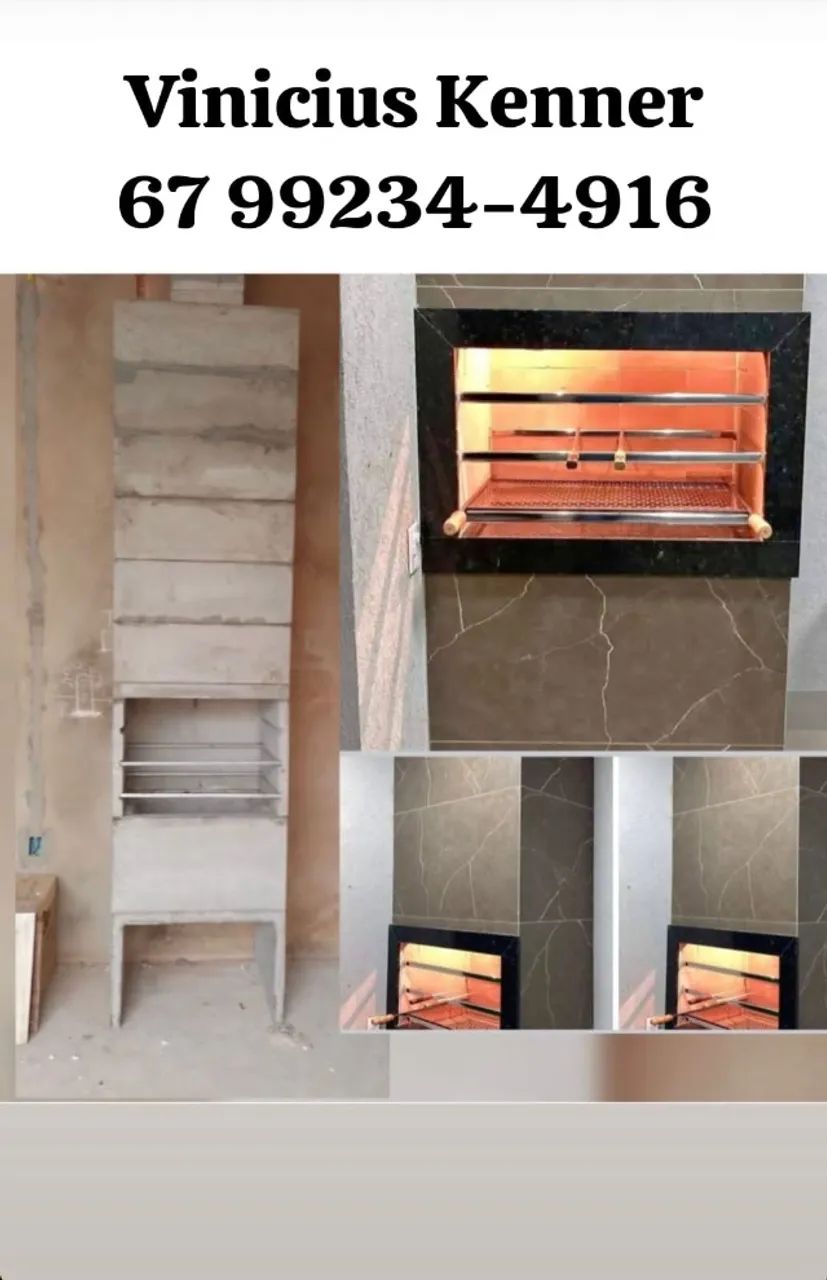 CHURRASQUEIRA QUADRADA COM PREÇO DE FÁBRICA E INSTALAÇÃO DE PRESENTE!!! - Foto 3