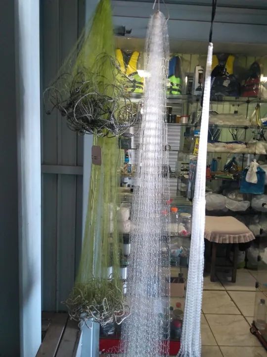 Materiais para pesca: Tarrafas e redes