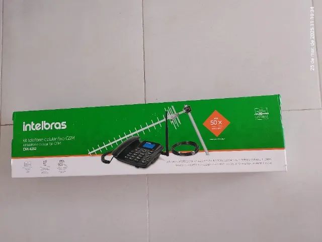 Aparelho telefone + Antena rural