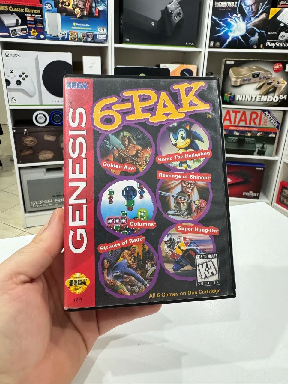 Vendo 6 Pack Gênesis Mega Drive - original 