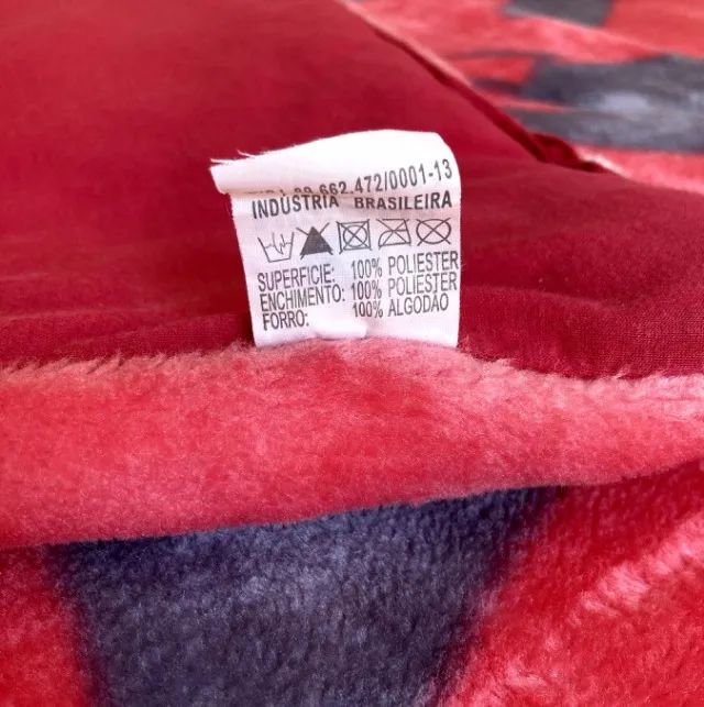 Edredom Casal Plush e Malha Algodão 2,20m x 2,40m - Foto 5