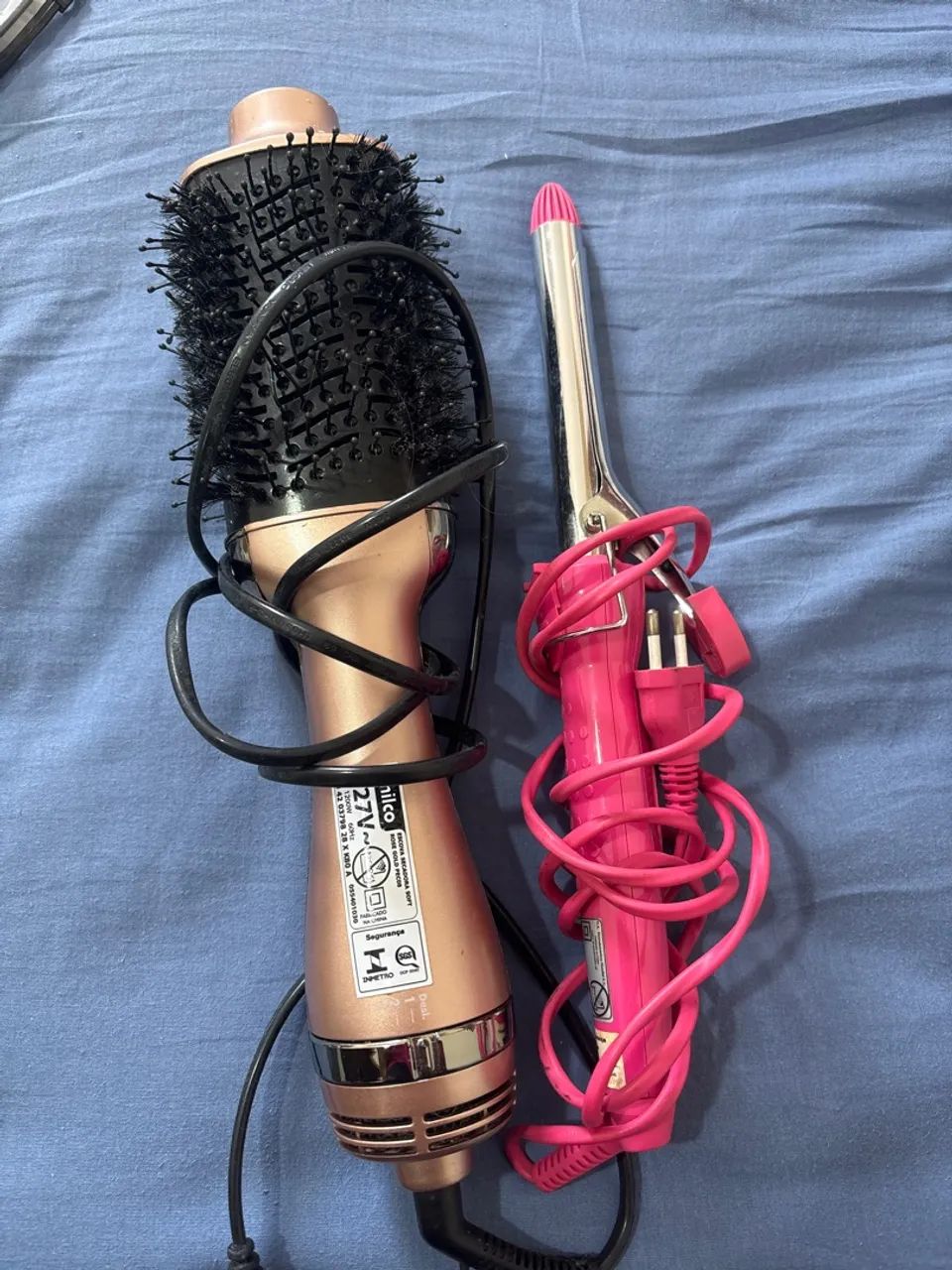 Kit de Escova Secadora e Modeladora de Cabelo