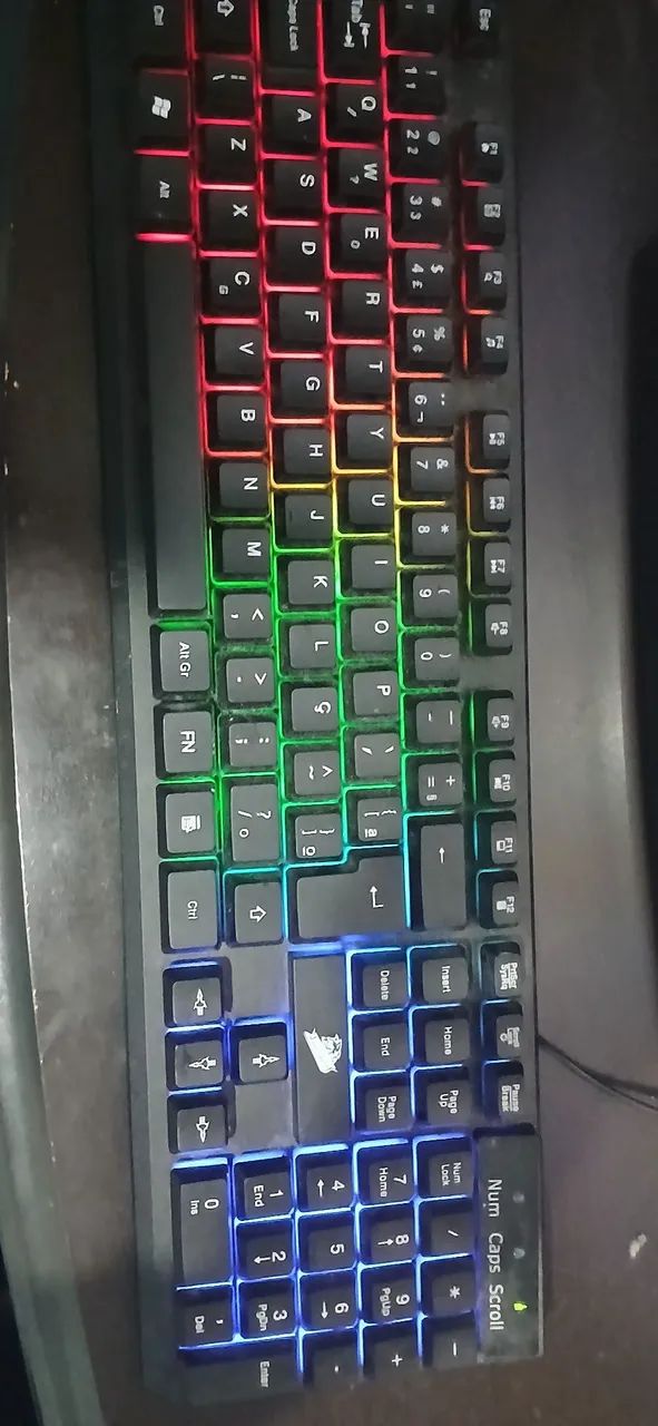 RGB semi-mechanical keyboard new64352263643139120