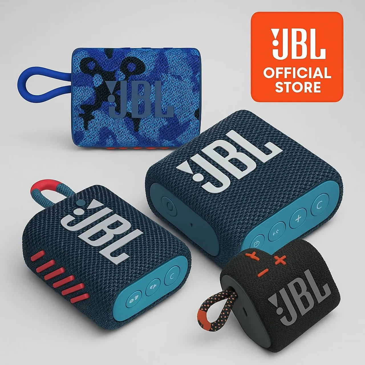 Caixas de som JBL Go 3 - Som portátil e potente!