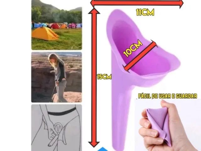 Urinol feminino portátil Higiênico de sínicone 