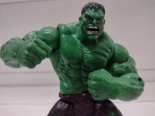 action figure - hulk - filme 2003 - multiarticulado( usado - excelente )