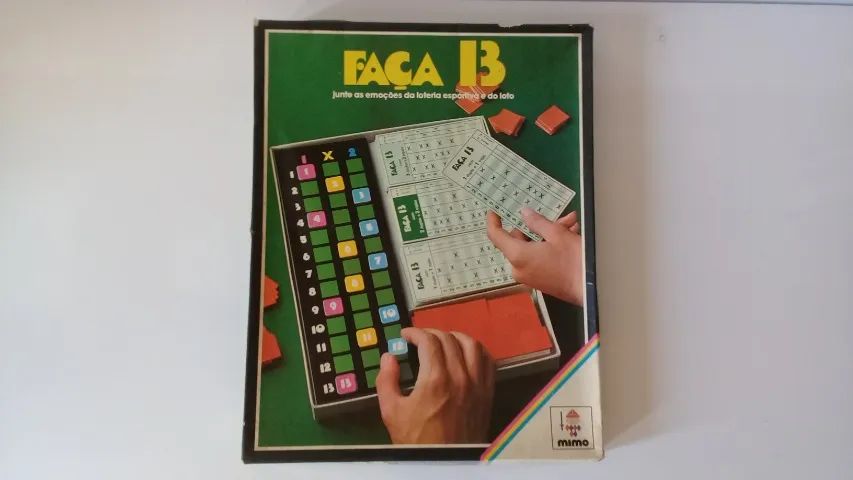 Jogo Faça 13 Da Mimo - Antigo Anos 80 