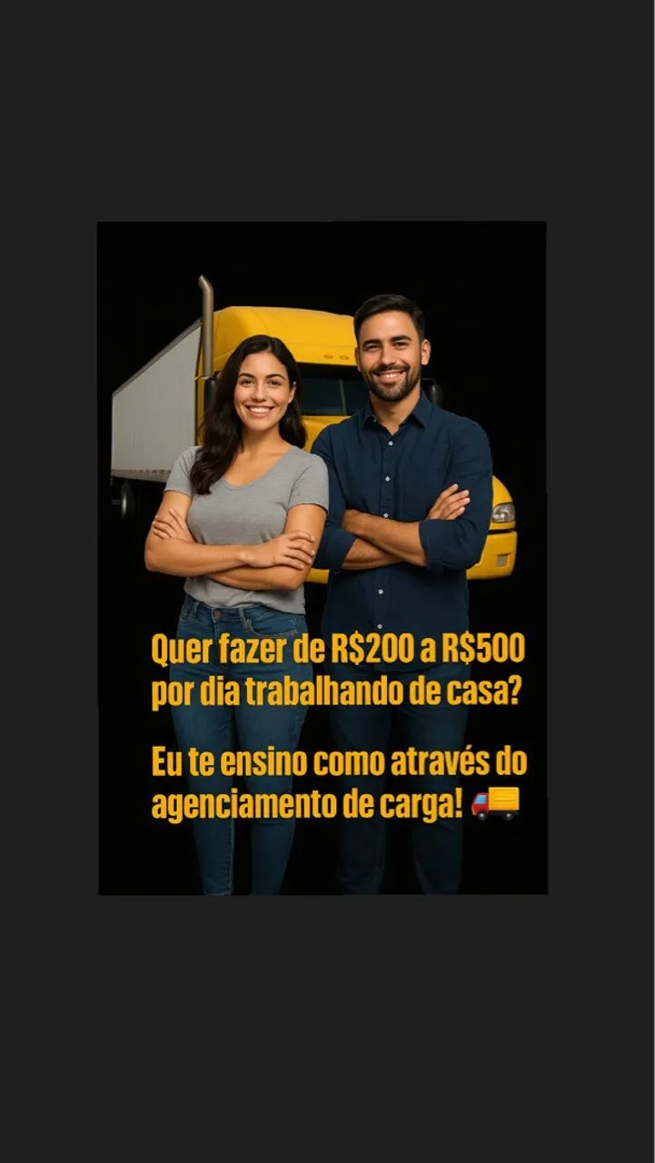 Se torne um Agenciador de carga