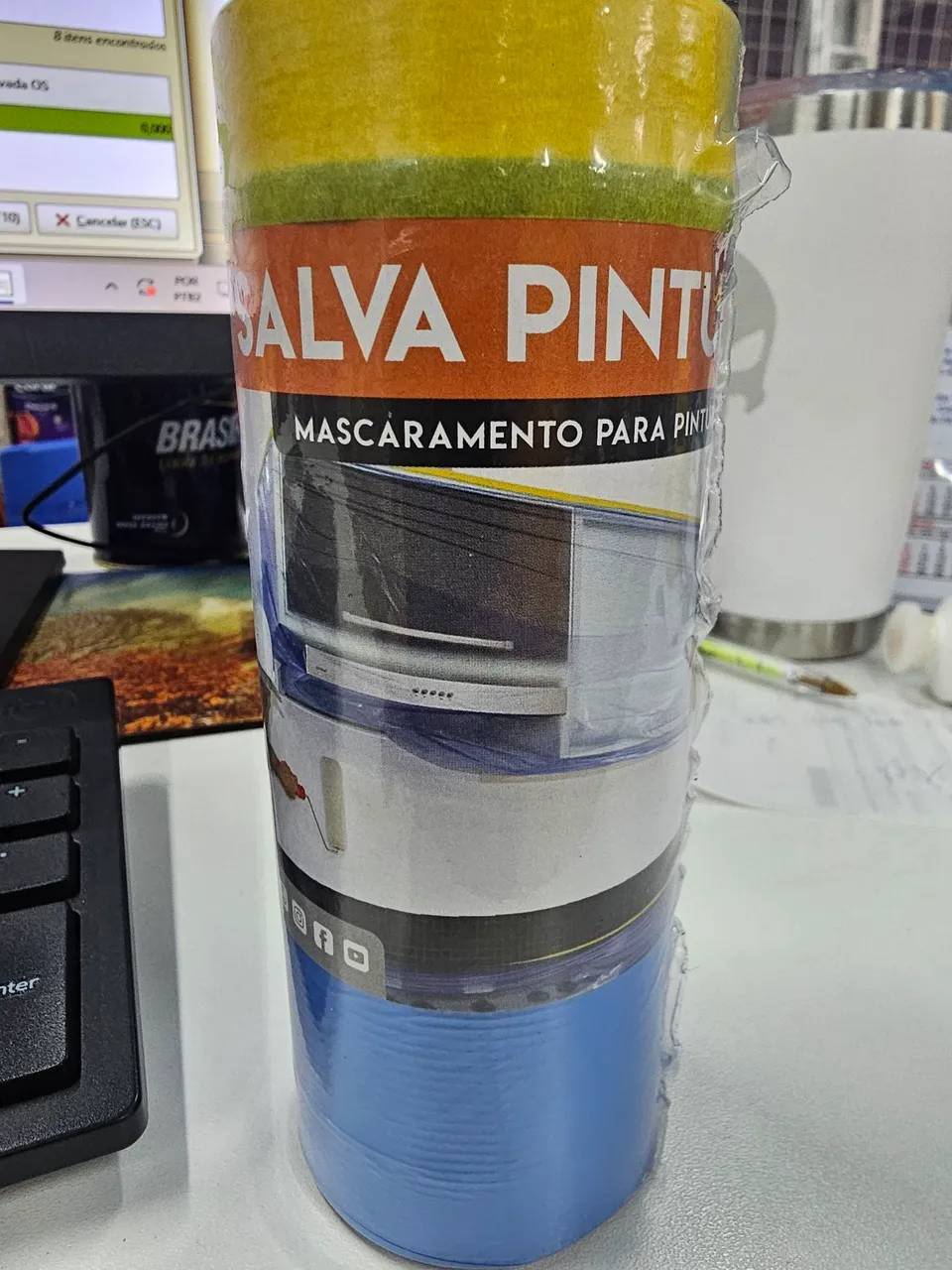 Fita de mascaramento Salva Pintura