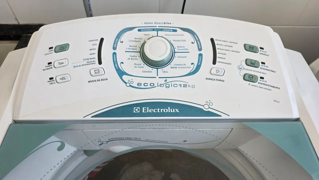 Máquina de Lavar Roupa Electrolux 12kg Ecologic - Foto 2