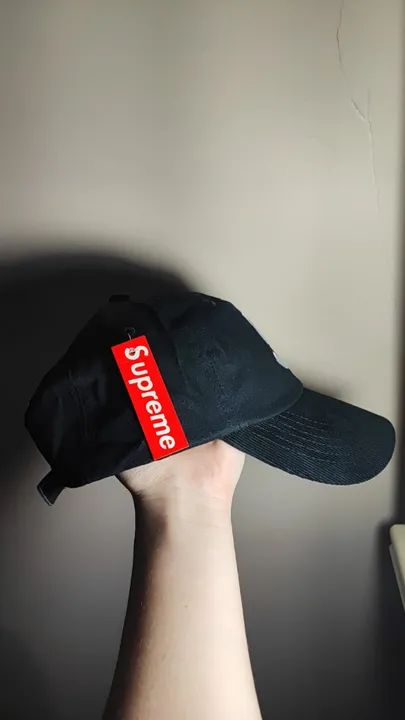 Boné Supreme - Tamanho Único - Preto - Foto 5