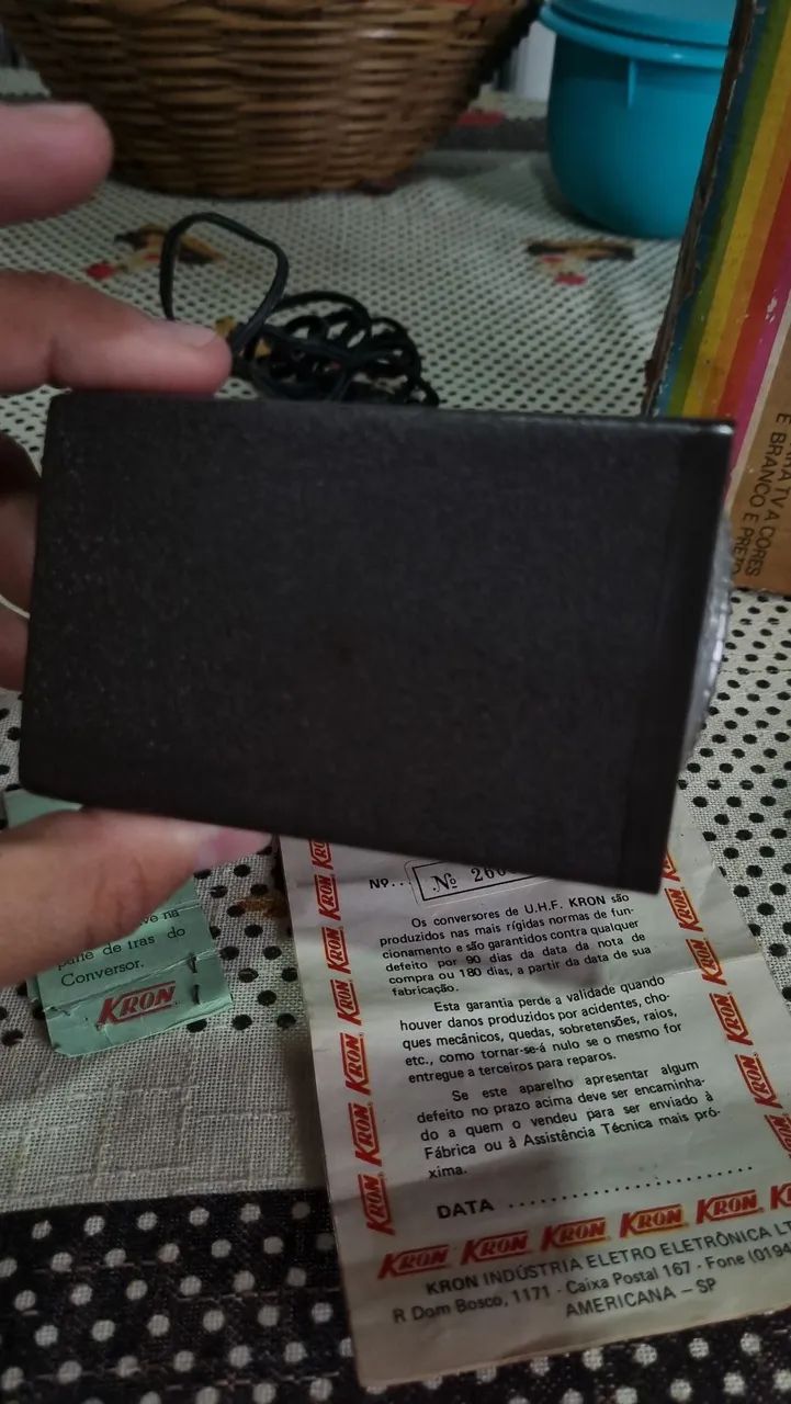 Conversor de uhf kron Raridade estado de Novo impecável 1954   - Foto 5