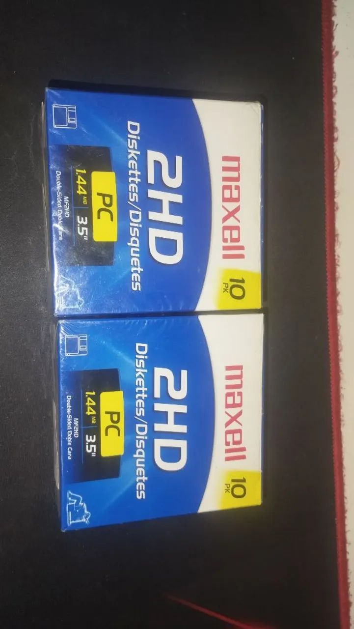 2x Caixas de disquetes Maxell 10un. - Foto 2