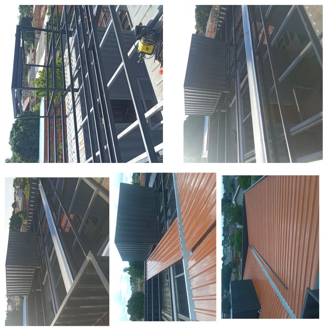 Cobertura e fachada de casa container  - Foto 4