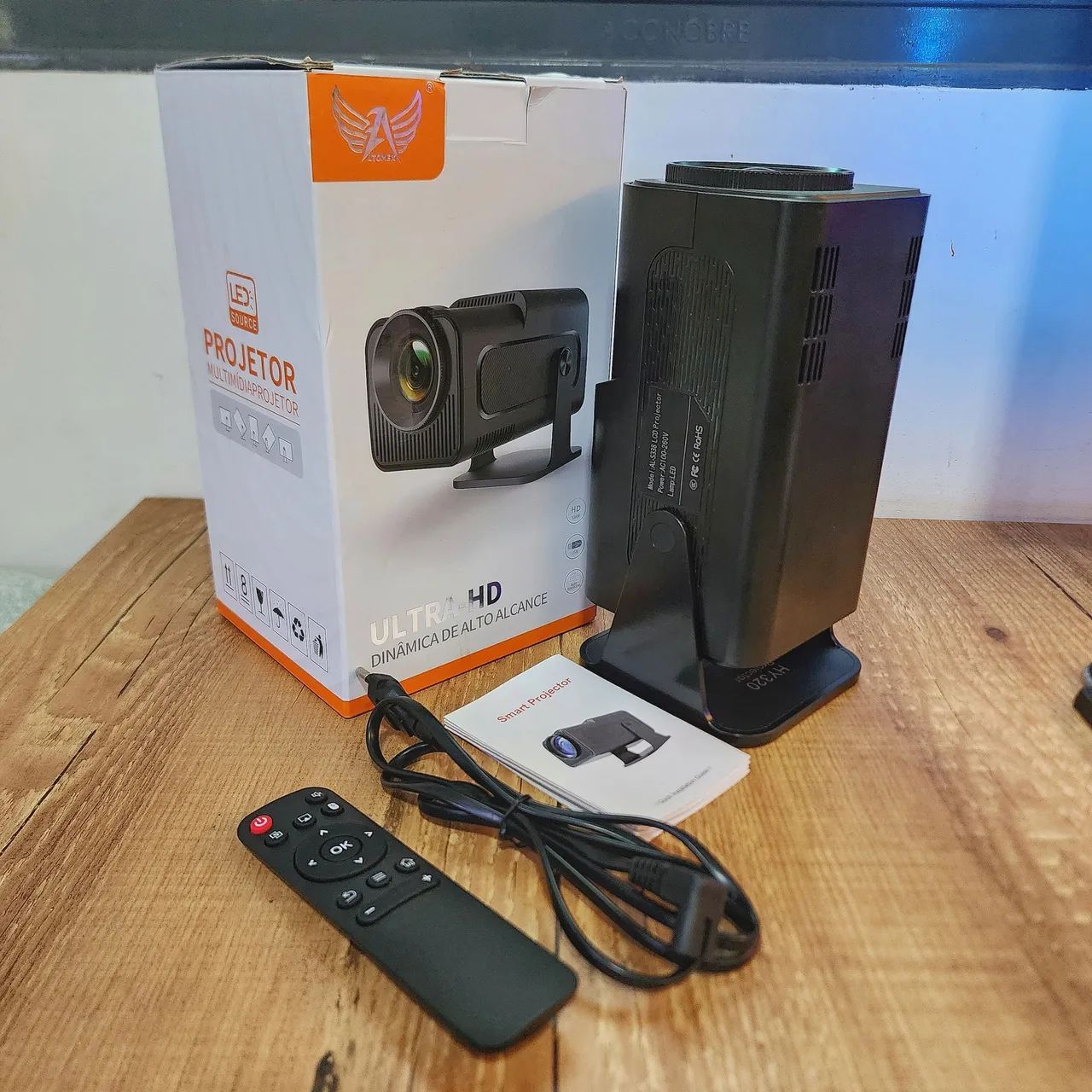 Projetor 4k Ultra Hd Hy320 Smart Wi-fi 6 Bluetooth Android