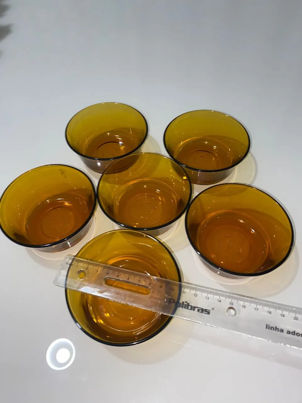 Conjunto de Tigelas Duralex Âmbar