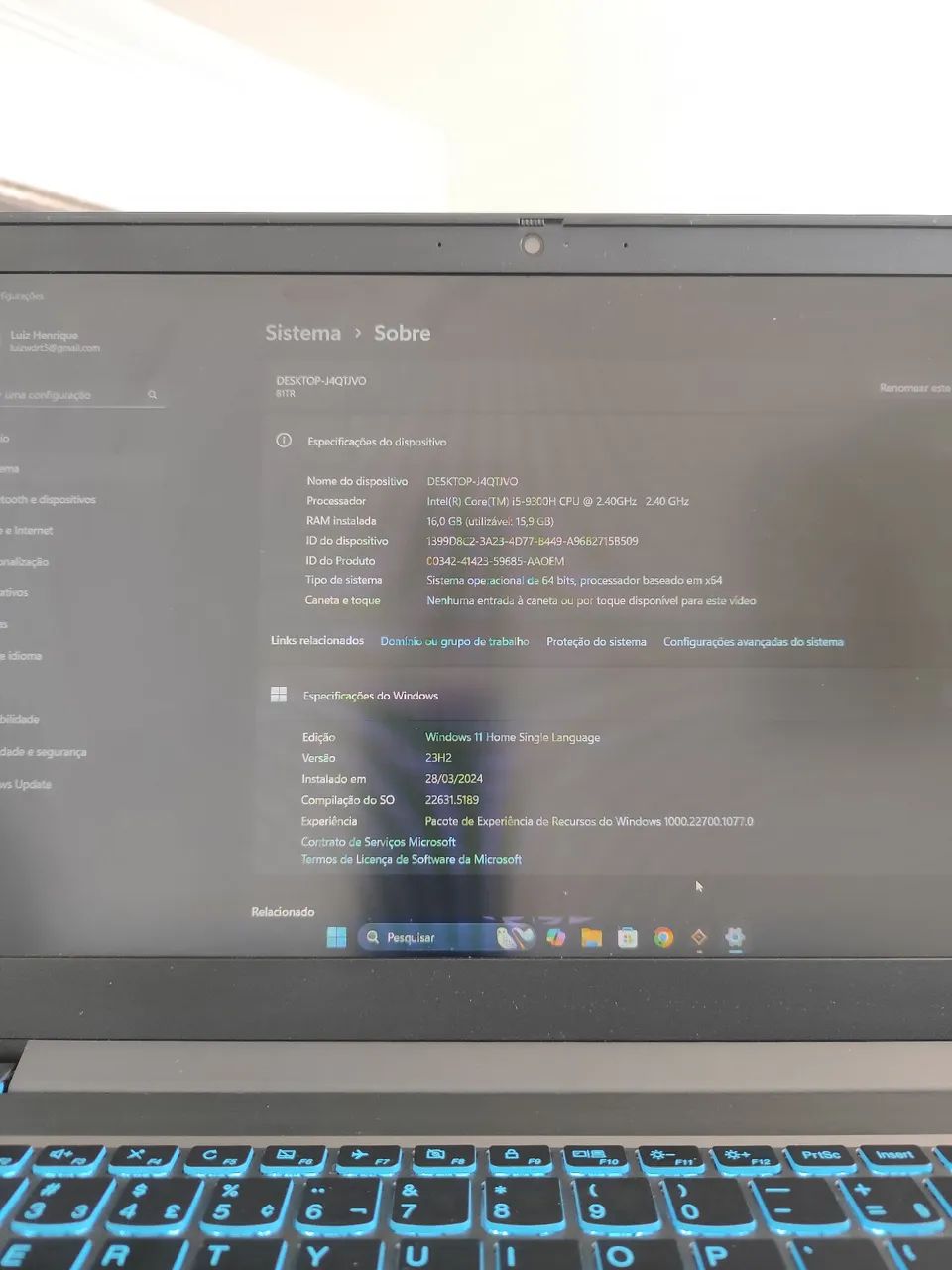 Notebook Gamer  - Foto 5