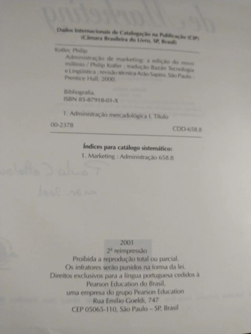 Livro Administração de Marketing, Ed. Prentice Hall, Philip Kotler, 2001, 10 ed. - Foto 3