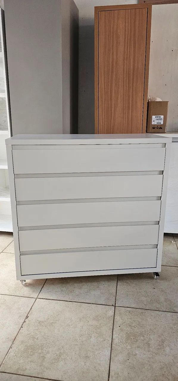 Cômodas e Gaveteiros em MDF BRANCO REFORSADO  - Foto 2