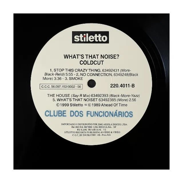 Vinil/LP Disco da Banda Coldcut "What's That Noise?" 1989 - Foto 4