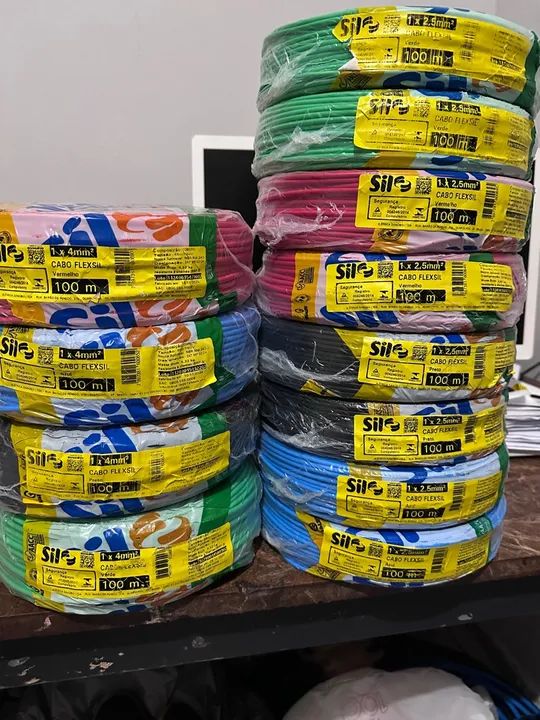 Vendo cabos de 2,5mm, 4.0mm e 16.0mm