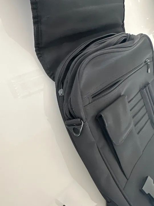 Mochila para notebook preta  - Foto 4