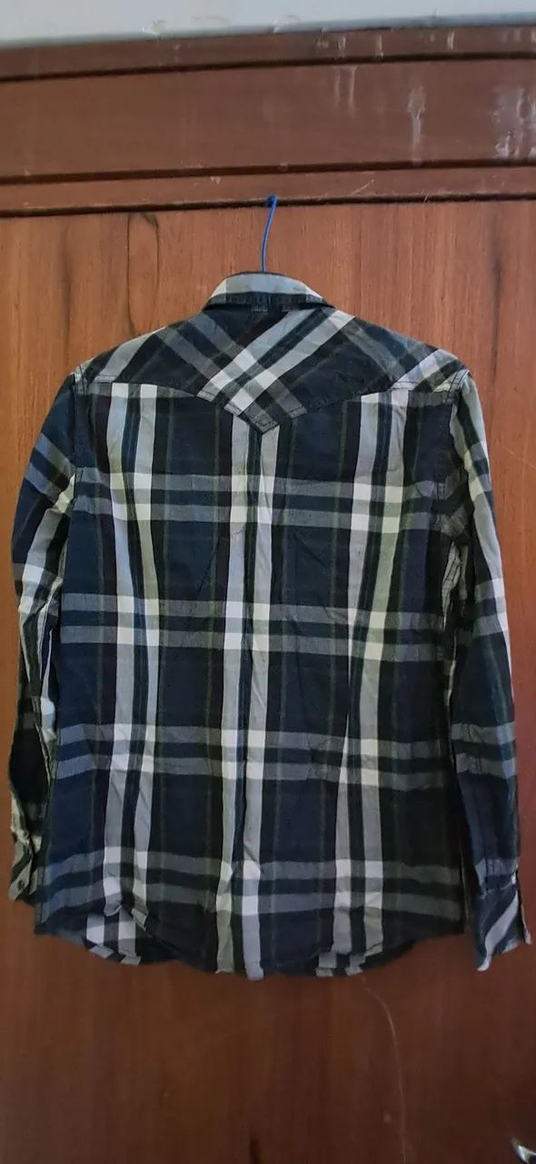 Camisa xadrez Diesel tamanho P - Foto 3