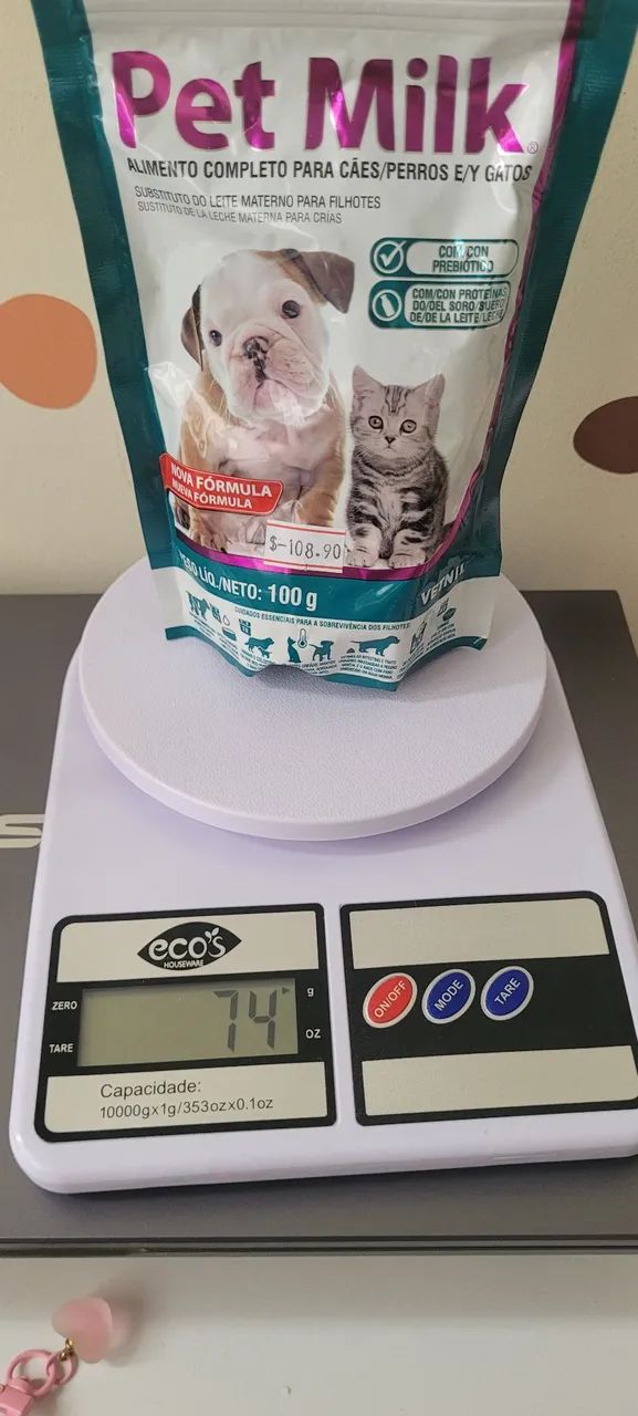 Kit pet Milk e mamadeira pet  - Foto 2