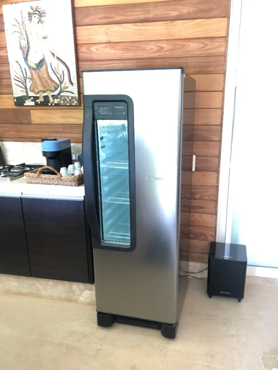 Freezer Cervejeira Beer Maxx inox legitimo italiano, modelo slim ideal para sua residência