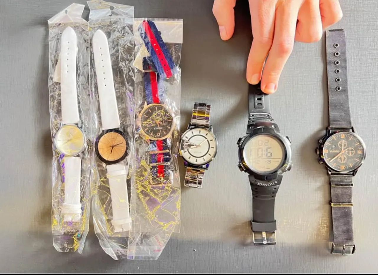 Relógios Masculinos - 5 Peças