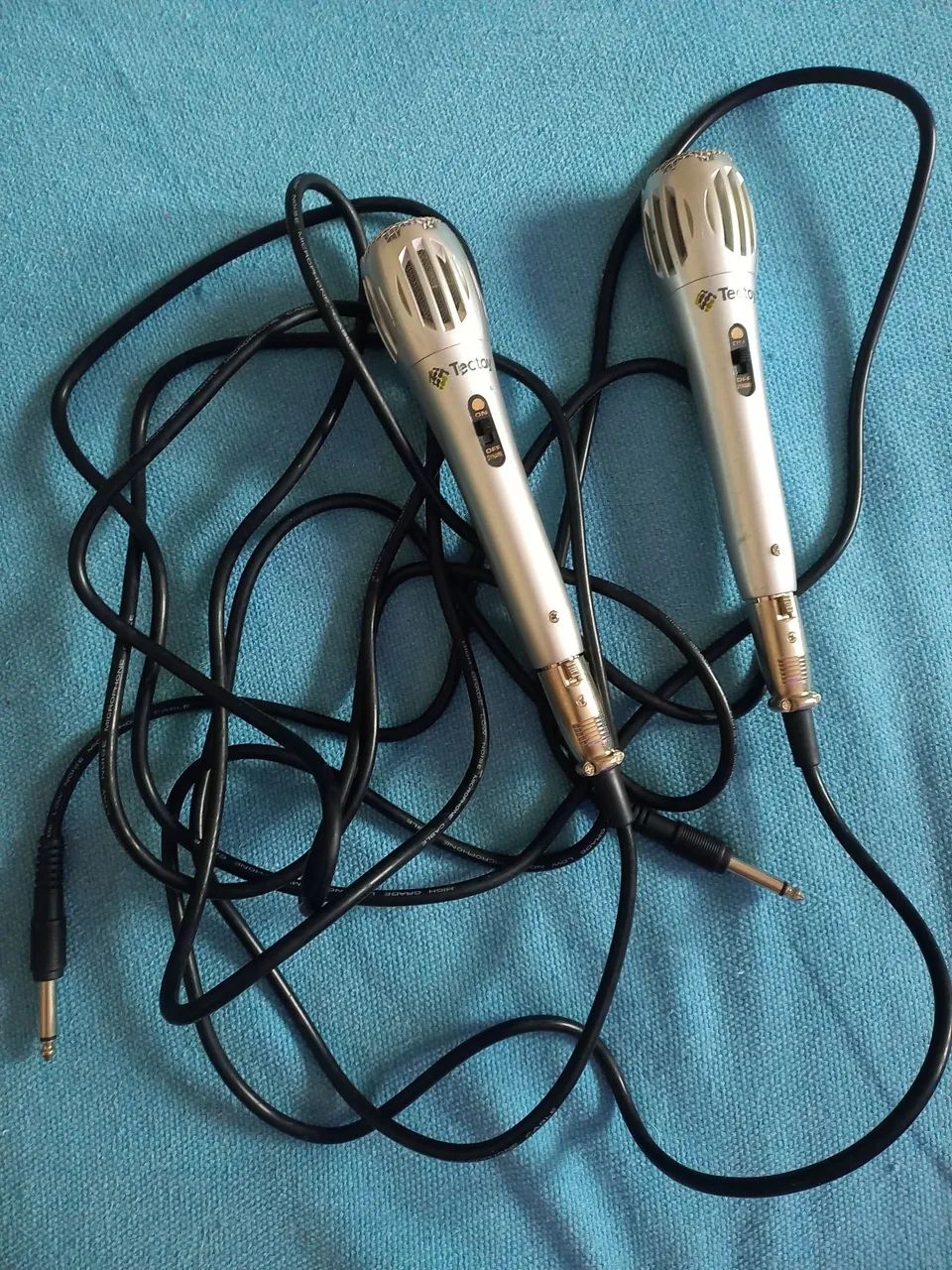 Microfones Tectoy com Fio 