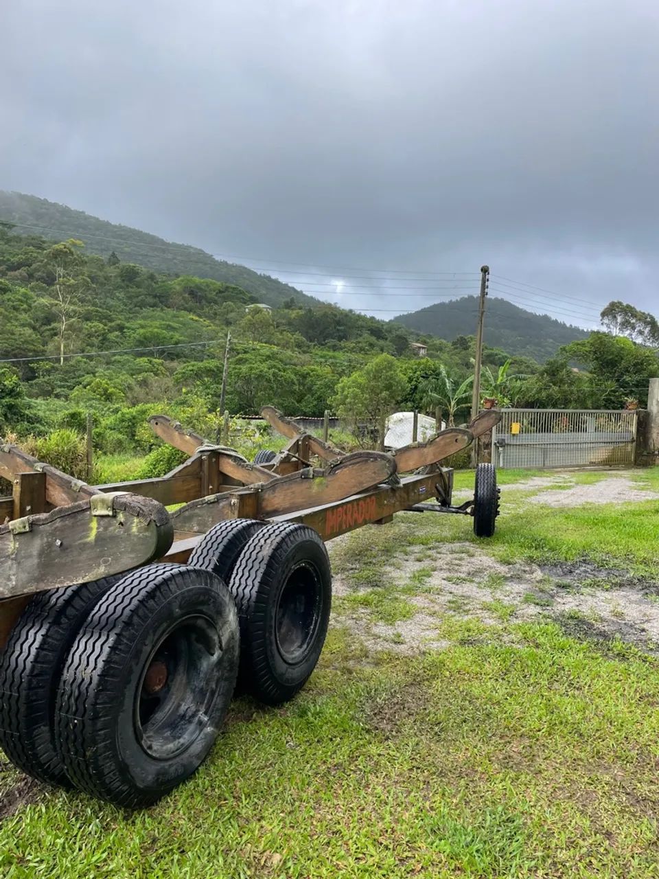 Carreta de Encalhe em madeira - Foto 6