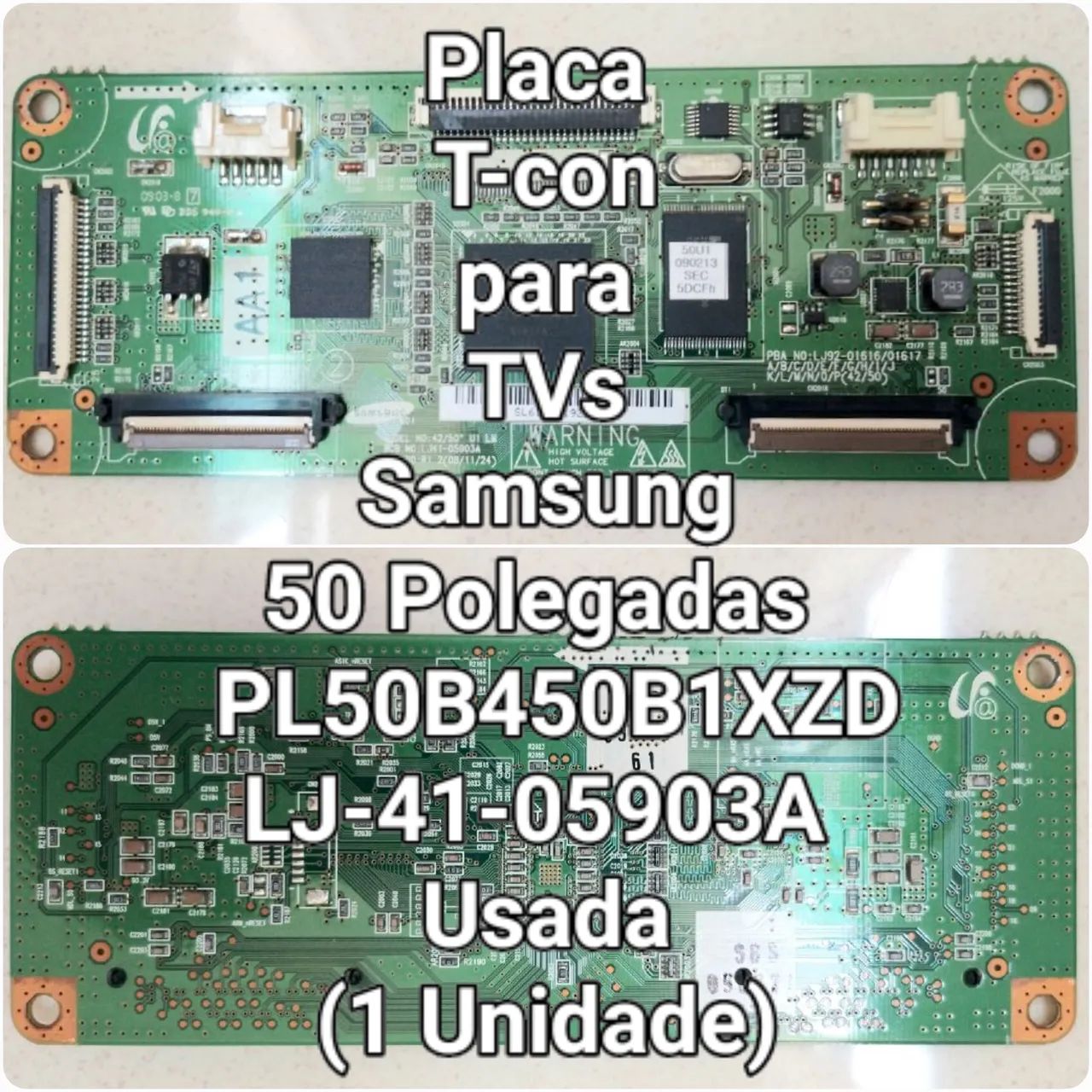 Placa T-con Tv Samsung 50 Polegadas PL50B450B1XZD LJ-41-05903A
