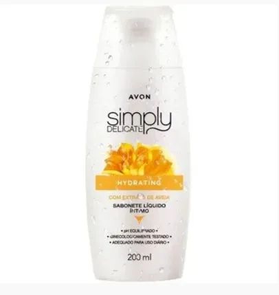 Sabonete Líquido Íntimo Avon Simply Delicate Hidratante 200ml