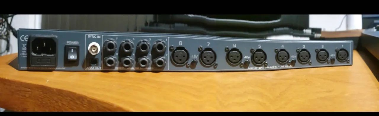 Pre amp / expansão óptica / DIGIMAX D8 8 Canais - Foto 3