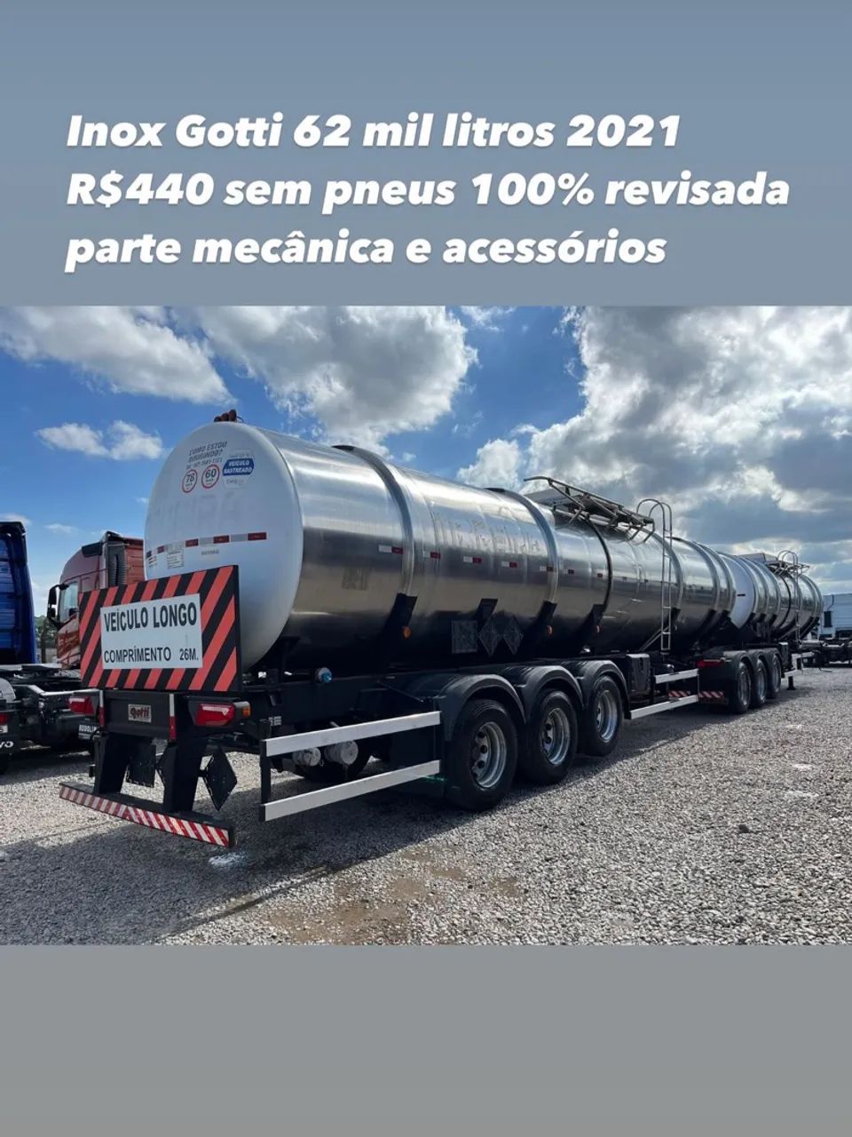 Inox Gotti 62 mil litros ano 2021