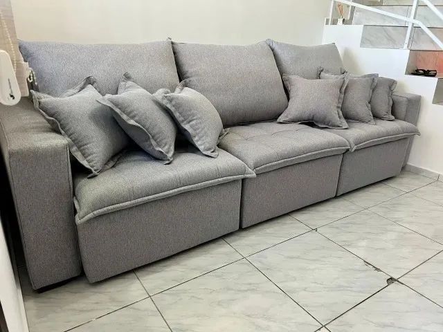 Sofá retrátil e reclinável sob medida para sua casa ou empresa. E todos os modelos.