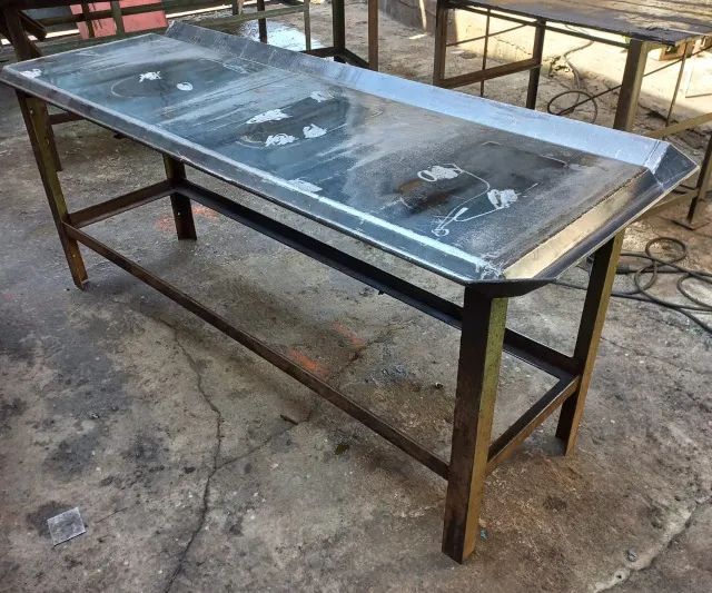 Bancada De Chapa 1/4 - 2130 X 810 X 930 Mm / -- 01029 Nc 