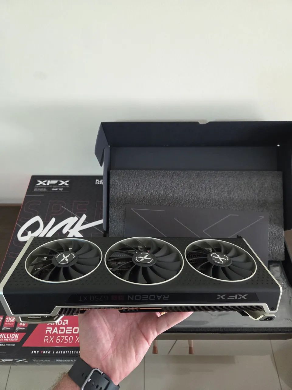 RX 6750 XT XFX Speedster QICK 319 - Novinha, com garantia de 2 anos. - Foto 5