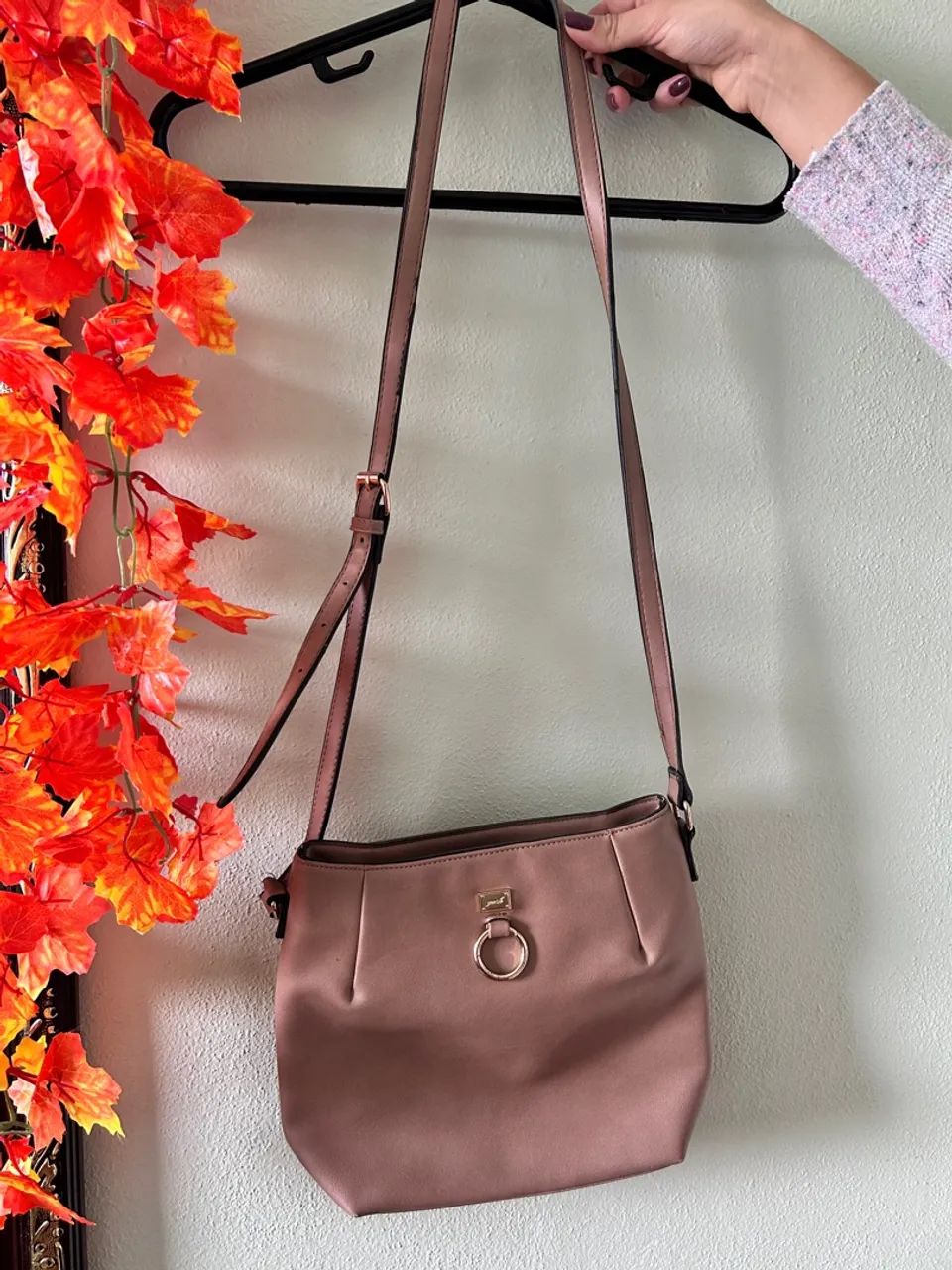 Bolsa de Ombro Marrom Elegante - Foto 2