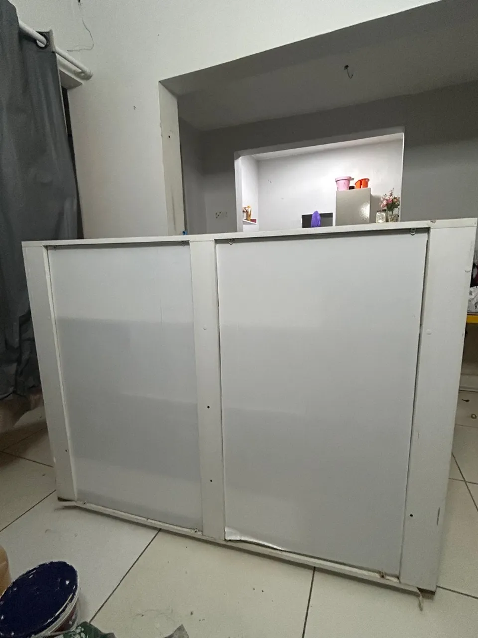 Balcão Branco Para Organização