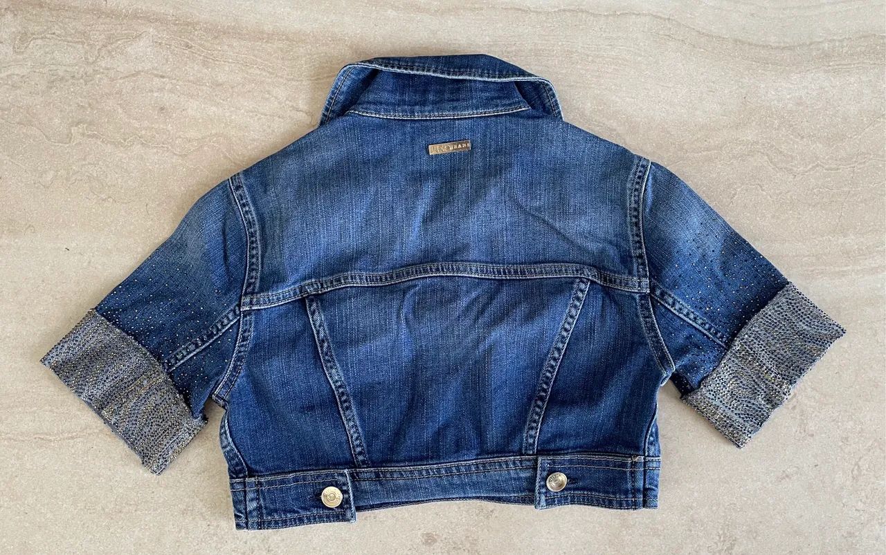 Jaqueta Liu Jo  cropped Jeans P  - Foto 2