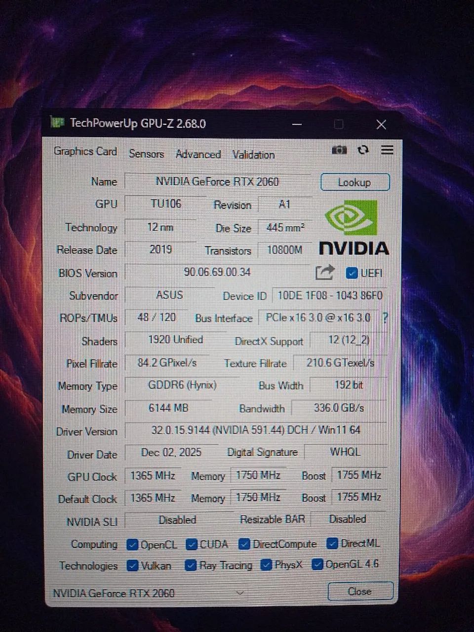 RTX 2060 6GB ASUS - Foto 5