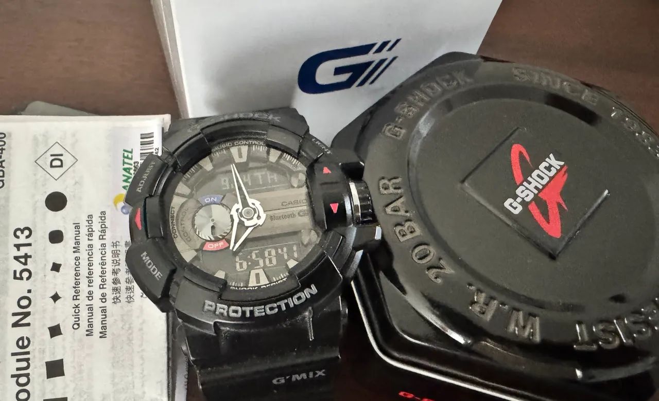 Casio Gshock Gba-400 - Completo! 