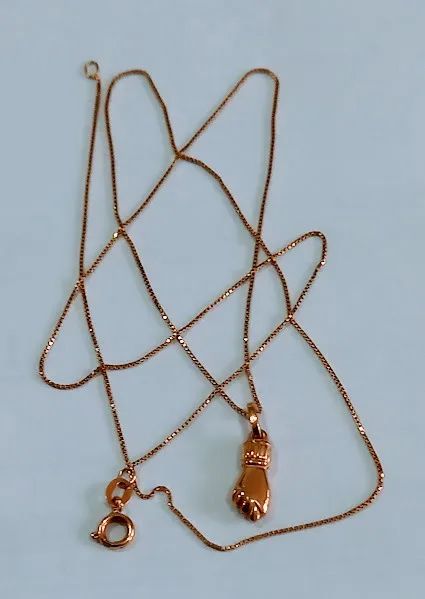 Corrente de Ouro Com Pingente (Figa) - Foto 2