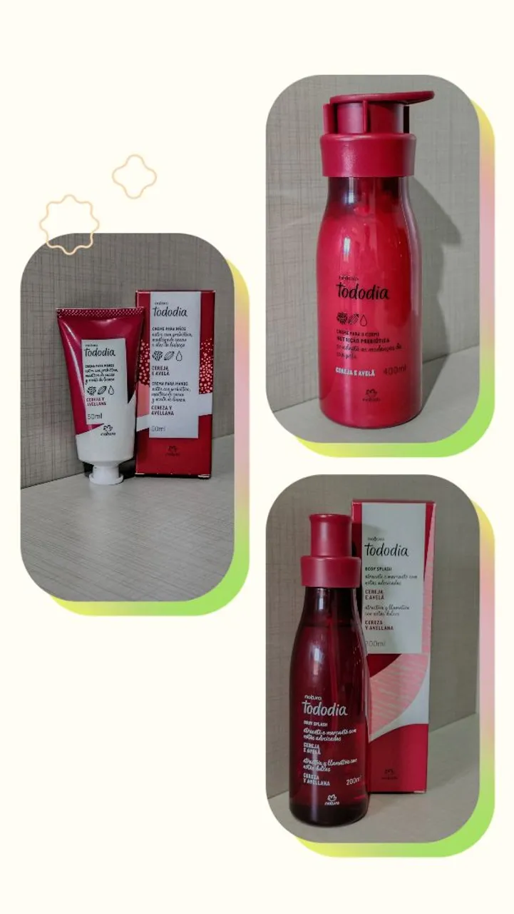 Kit Tododia Cereja e Avelã Natura