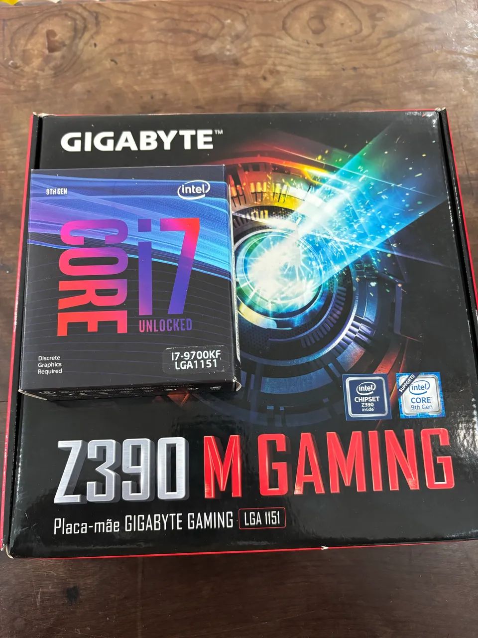 Kit i7 9700KF + Z390 M GAMING Gigabyte - Peças de Hardware