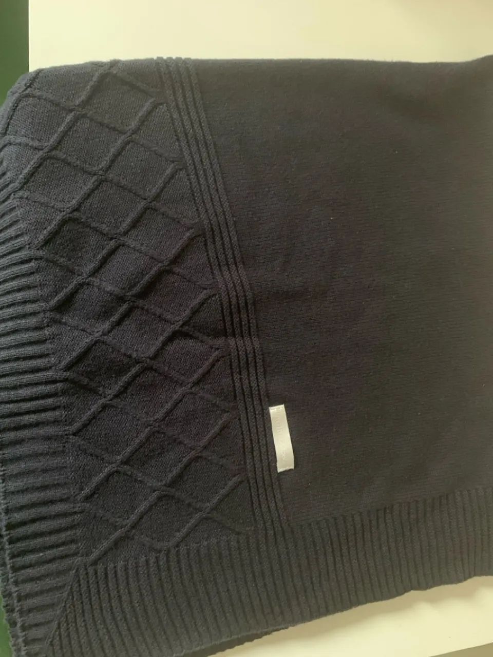 Cobertor de bebê em tricot - Foto 2