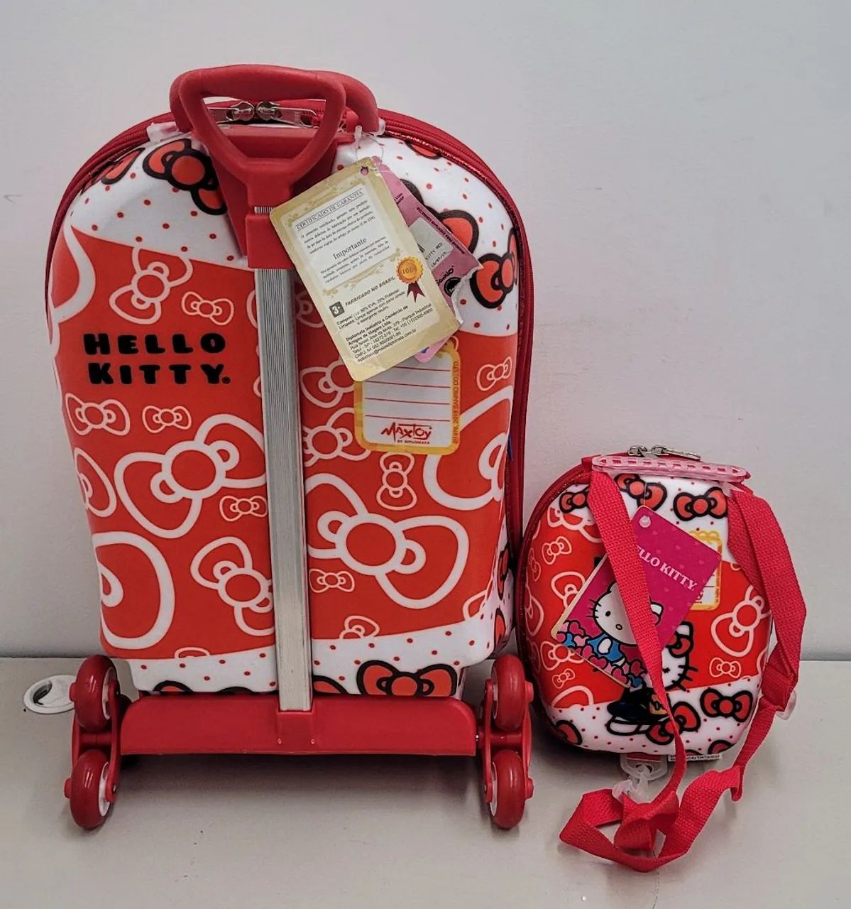 Conjunto de Mochilas Hello Kitty - Infantil - Foto 2
