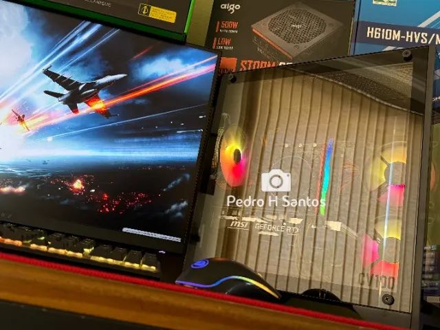 PC-Gamer Intel Core i3-12100F (igual ao i5-11400F) 16gb SSD-480gb RTX-2060 MSI 6gb - Foto 2